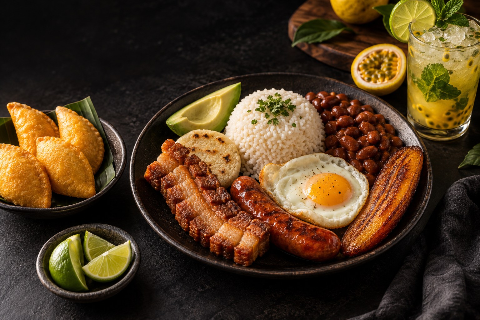 Bandeja paisa illustration